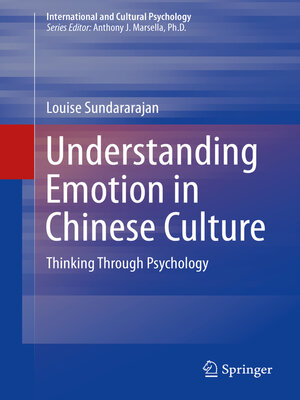 cover image of Understanding Emotion in Chinese Culture